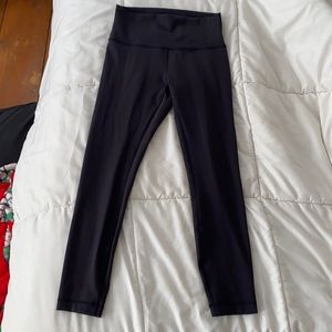 Lululemon Wunder Train Black leggings. Size 8. 25’ inseam!!!!